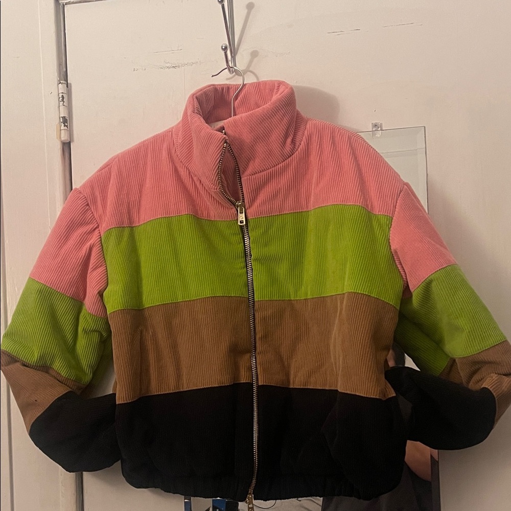 CNCPTS SOLD OUT Tri-Colored corduroy winter jacket NEW
